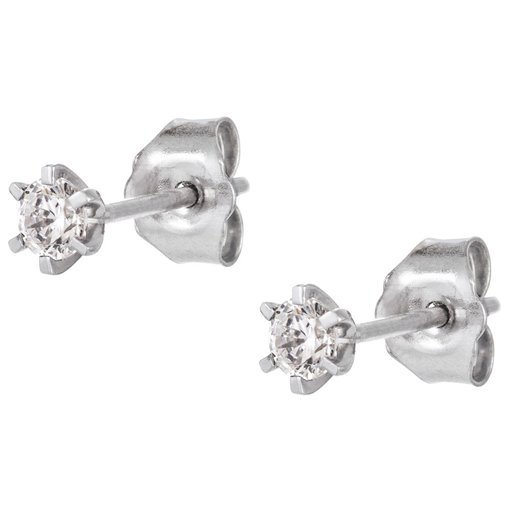 Story of Love Rome timanttikorvakorut yht. 0,25ct 18K valkokulta
