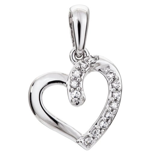 Timanttiriipus yht.  0,05ct 14K valkokulta