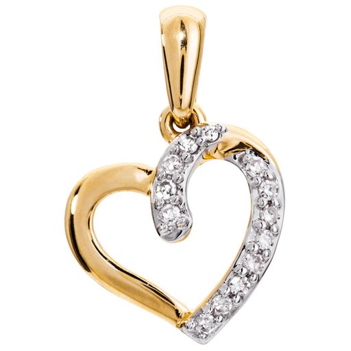 Timanttiriipus yht. 0,05ct 14K keltakulta