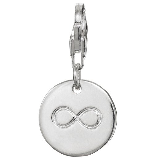Mood Charms Infinity Love pyöreä riipus pikalukolla