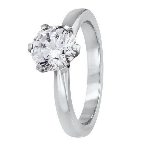 Story of Love Rome timanttisormus 1,50ct 18K valkokulta