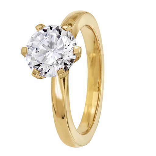 Story of Love Rome timanttisormus 2,00ct 18K keltakulta