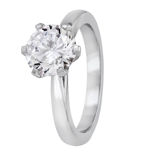 Story of Love Rome timanttisormus 2,00ct 18K valkokulta
