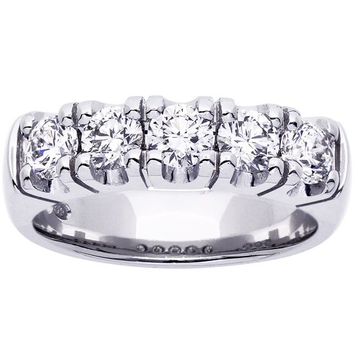 Princess Ulrika timanttisormus yht. 1,0ct 14K valkokulta
