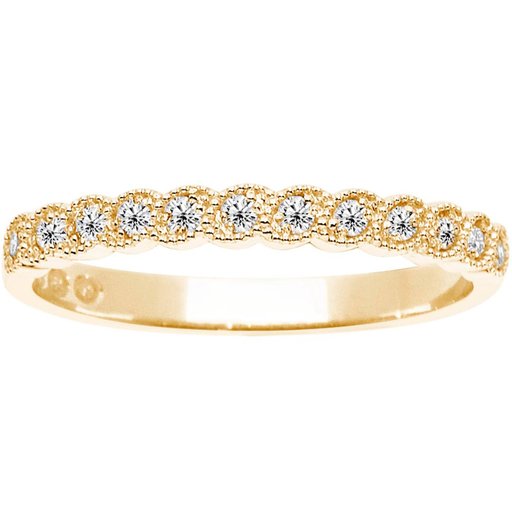 Princess Leonore timanttisormus yht. 0,12ct 14k  keltakulta