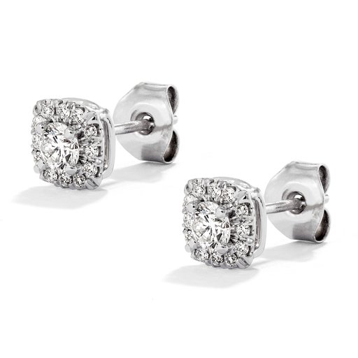 Story of Love New York timanttikorvakorut yht.0,42ct 14K valkokulta