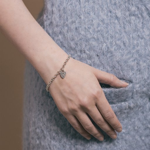 Kalevala Elämän roihu rannekoru, hopea