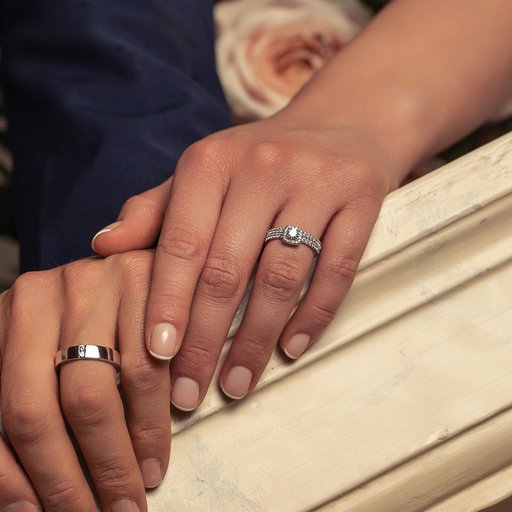 Story of Love Venice timanttisormus yht. 0,29ct 14K valkokul
