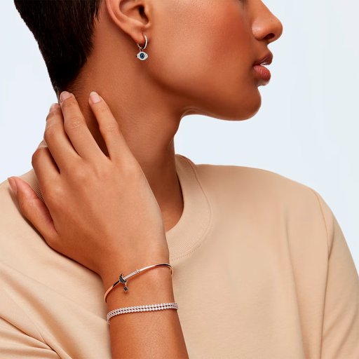 Swarovski Duo Evil Eye Hoop korvakorut 5425857