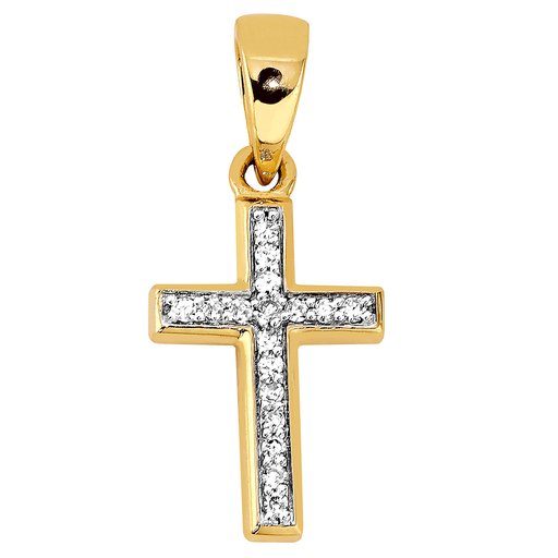 Timanttiriipus yht. 0,04ct 14K keltakulta