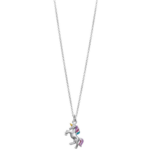 Lasten hopeinen riipus, Unicorn