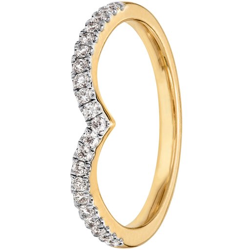 Story of Love Seville timanttisormus yht. 0,19ct 14K keltakulta