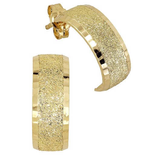 Kultaiset puolirenkaat, satiini 5 mm