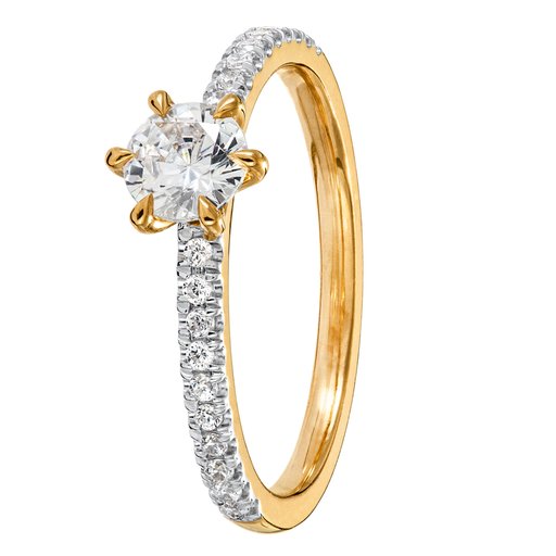 Story of Love Stockholm timanttisormus yht. 0,65ct 18K  kelt