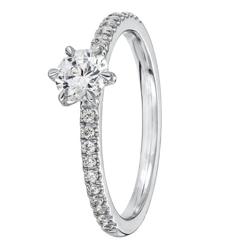 Story of Love Stockholm timanttisormus yht. 0,65ct 18K valkokulta