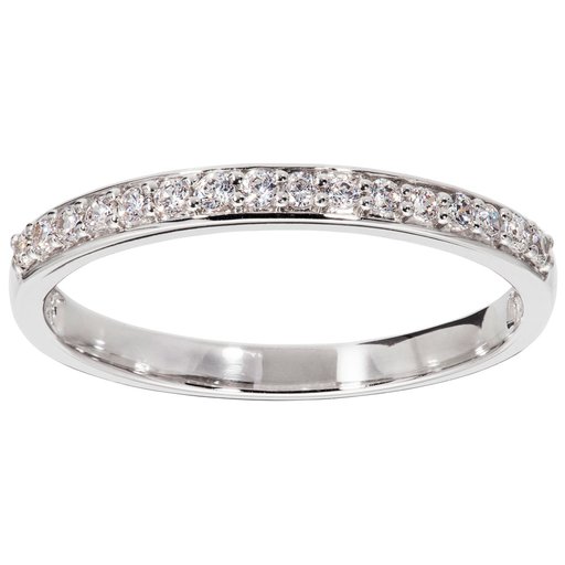 Timanttisormus yht. 0,21ct 14K valkokulta