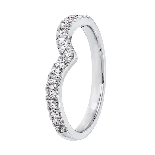 Story of Love Seville timanttisormus yht. 0,34ct 14K valkokulta