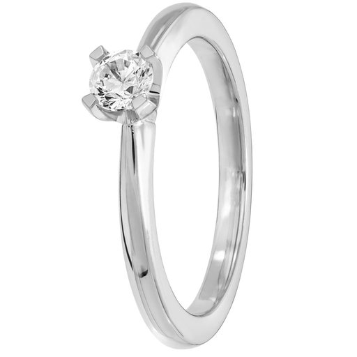 Story of Love Paris timanttisormus 0,25ct 18K valkokulta