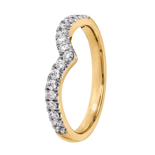 Story of Love Seville timanttisormus yht. 0,34ct 14K keltakulta