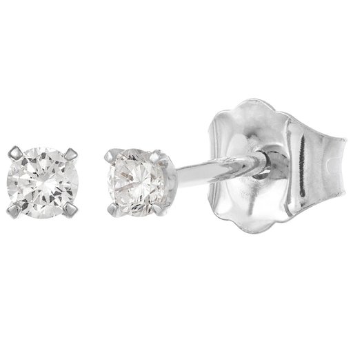 Story of Love Paris timanttikorvakorut yht. 0,10ct 18K valko