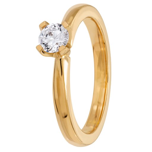 Story of Love Paris timanttisormus 0,40ct 18K keltakulta