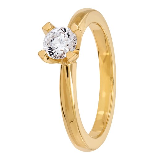 Story of Love Paris timanttisormus 0,50ct 18K keltakulta