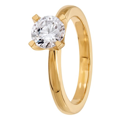 Story of Love Paris timanttisormus 1,00ct 18K keltakulta