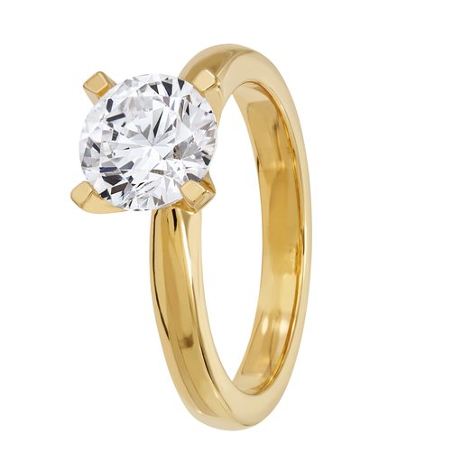 Story of Love Paris timanttisormus 1,50ct 18K keltakulta