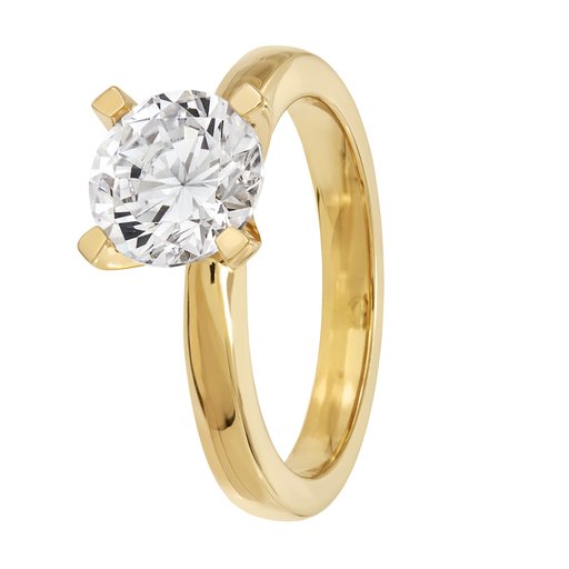 Story of Love Paris timanttisormus 2,00ct 18K keltakulta