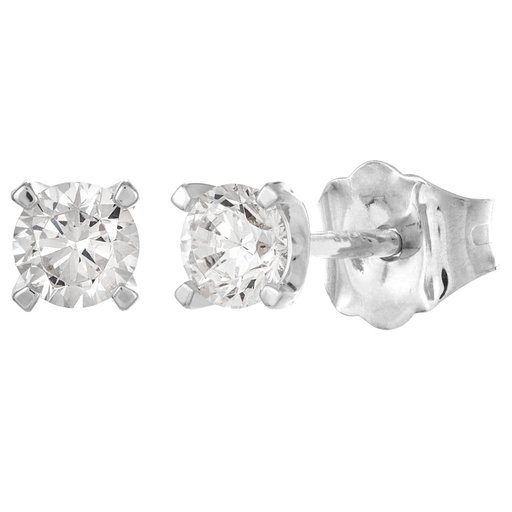 Story of Love Paris timanttikorvakorut yht. 0,30ct 18K valkokulta