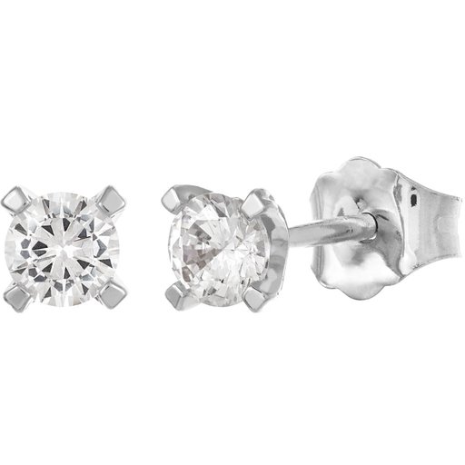 Story of Love Paris timanttikorvakorut 0,40ct valkokulta