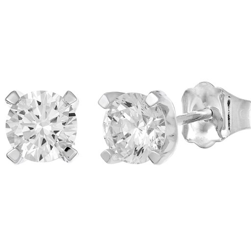 Story of Love Paris timanttikorvakorut yht. 1,00ct 18K valkokulta
