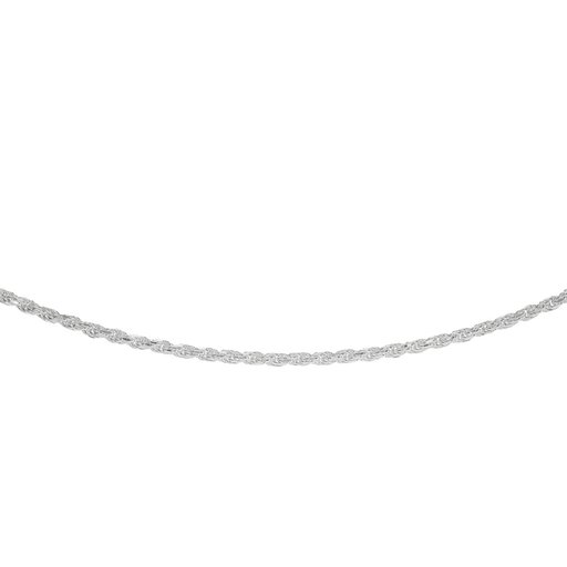 Hopeinen kaulaketju, cordell 4mm 50cm