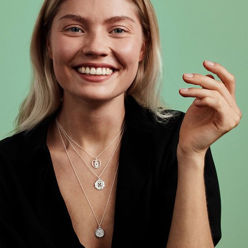 Kalevala Osmansolmu Amuletti kaulakoru, hopea