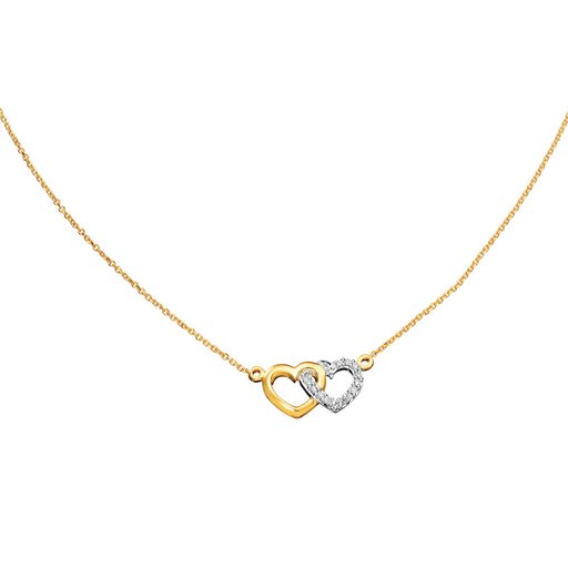 Timanttikaulakoru yht. 0,05ct 14K keltakulta