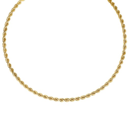 Kultainen kaulaketju, cordell 4,3mm 50cm