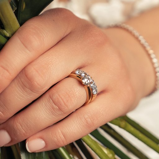 Story of Love London timanttisormus yht. 1,00ct 14K keltakulta