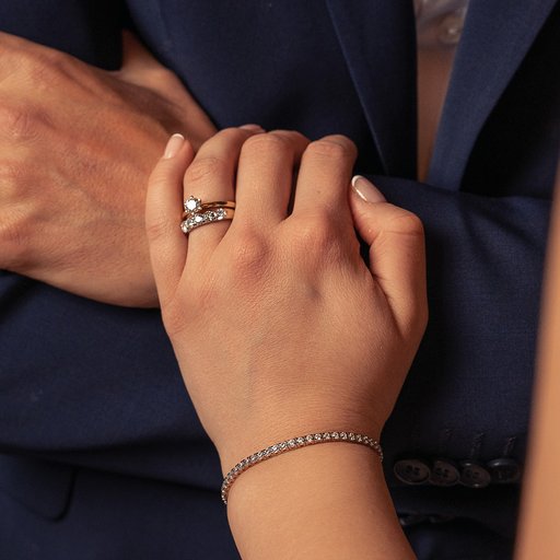 Story of Love London timanttisormus yht. 1,00ct 14K keltakulta