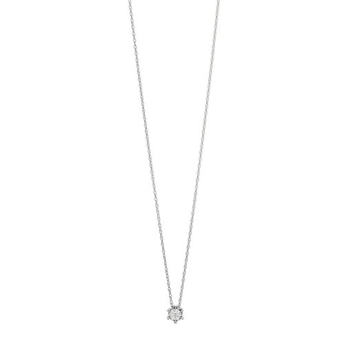 Timanttikaulakoru 0,20ct valkokulta