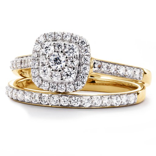 Timanttisormus yht. 0,21ct 14K keltakulta