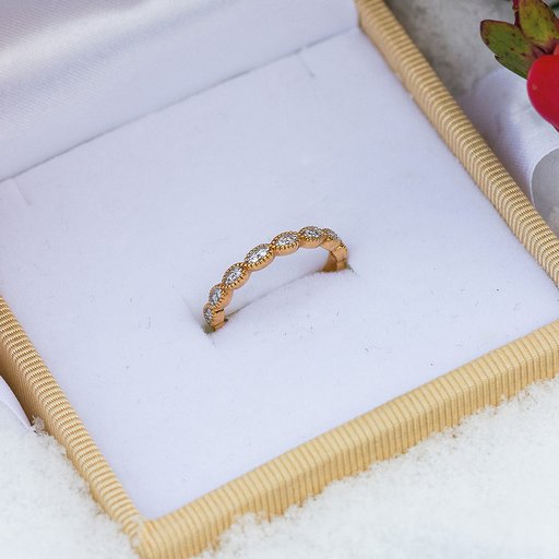 Story of Love Florence timanttisormus yht. 0,09ct 14K keltakulta