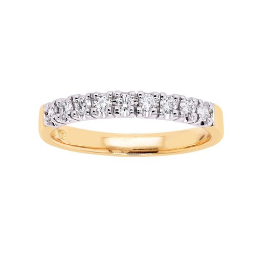 Princess Nina timanttisormus yht. 0,27ct 14K keltakulta