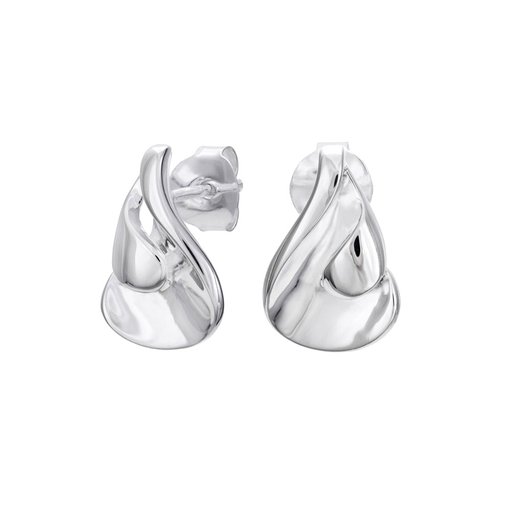 Q Scandinavia Folded korvakorut, hopea