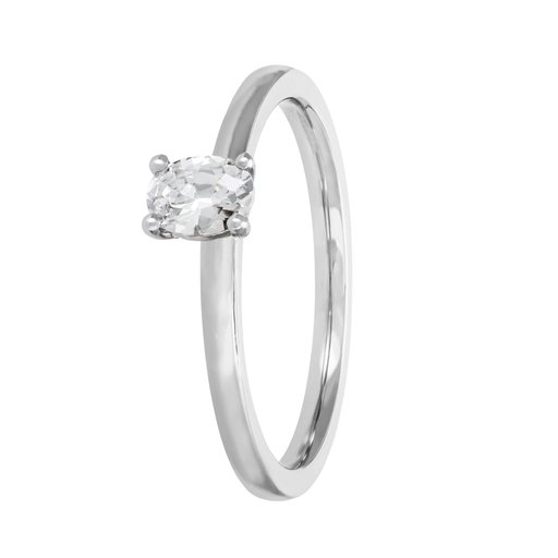 Story of Love Sorrento timanttisormus 0,30ct 18K valkokulta