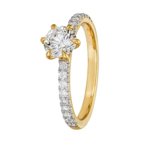 Story of Love Stockholm timanttisormus yht. 1,00ct 18K keltakulta