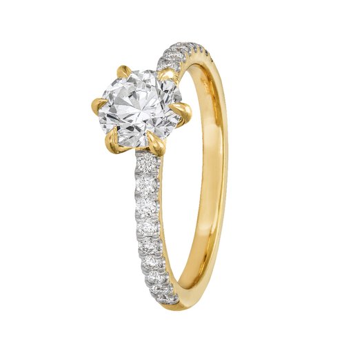 Story of Love Stockholm timanttisormus yht. 1,25ct 18K keltakulta