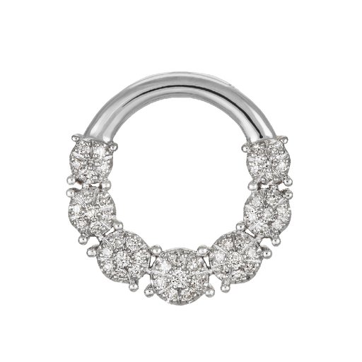 Timanttiriipus 0,15ct, valkokulta