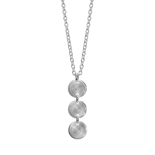 Kalevala Kosmos kaulakoru, 3-palaa, hopea