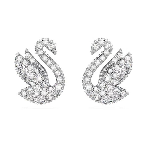 Swarovski Iconic Swan korvakorut, kirkkaat kristallit
