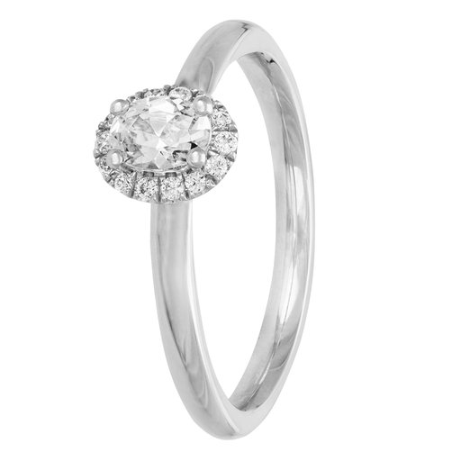 Story of Love Ljubljana timanttisormus yht. 0,38ct 18K valko